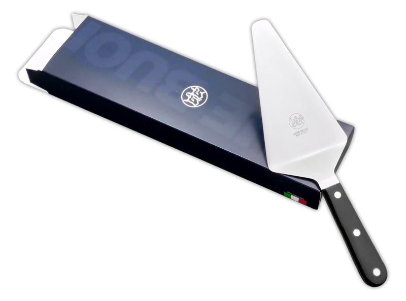 DUE BUOI Triangular Spatula Pie Server. Blade dimension 4.00" x 6.30". Hardened stainless steel. Professional quality restaurant. Kitchen bbq grill pastry. Full Tang Triple Riveted. ICQ Approved. - Image 2